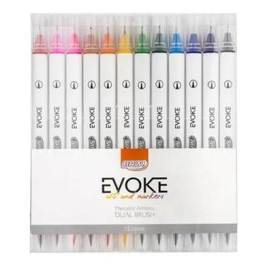 Imagem de Marcador Dual Brush Pen Blister com 12 Unidades, BRW