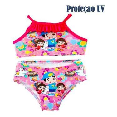 Imagem de Biquini Infantil  Moda Praia Verão Com Proteção Uv - anjo da mamãe, Ve