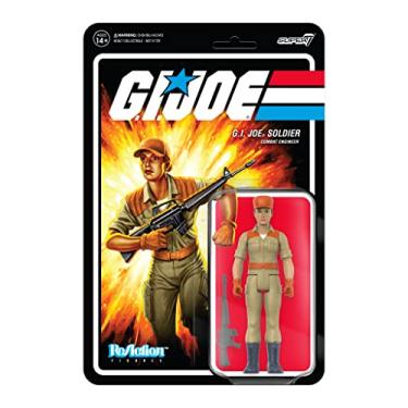 Imagem de Super7 G.I. Joe Female Combat Engineer Bun Hair - 3.75" G.I. Joe Action Figure with Accessory Classic Cartoon Collectibles and Retro Toys