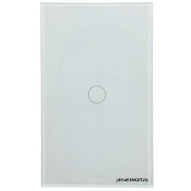 Imagem de Interruptor Touch Zigbee com 1 Botão Novadigital ZTS-1