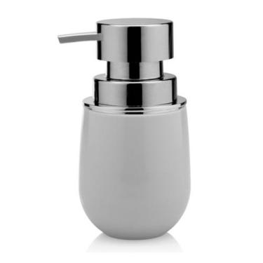 Imagem de Dispenser Porta Sabonete Líquido 400ml Plástico de Pia Banheiro Cromad