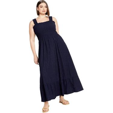 Imagem de City Chic Plus Size Maxi Ariel em azul-marinho, Azul marino, 54