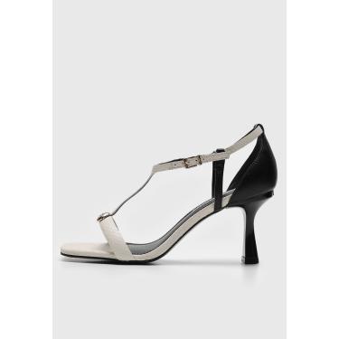Imagem de Sandália Couro Jorge Bischoff Aplicação Off-White Jorge Bischoff J14853002033 feminino