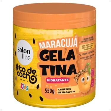 Imagem de Gelatina Hidratante Salon Line Kids todecacho Maracujá 550g