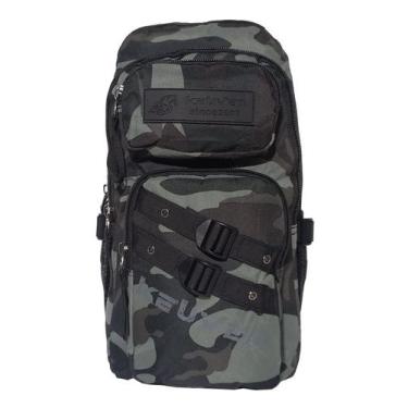Imagem de Mochila Tática Camping Camuflada Exército - KVN, Cinza