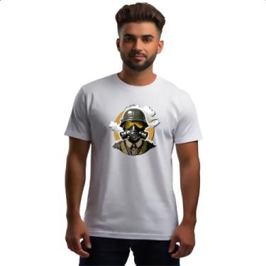 Imagem de Camiseta Unissex Soldado alemao mascara de gas - Alearts, M