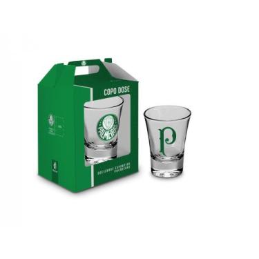 Imagem de Copo dose shot individual 60ml times futebol - palmeiras - Brasfoot Pr