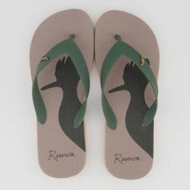 Imagem de Chinelo Reserva PP Marrom e Verde-Masculino