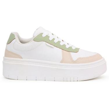 Imagem de Tênis Casual It Shoes Salto Plataforma Feminino, Colorido, 37, Feminin