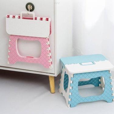 Imagem de Banqueta Retrátil Banquinho Dobrável Portátil Sortido Infantil - TOP R
