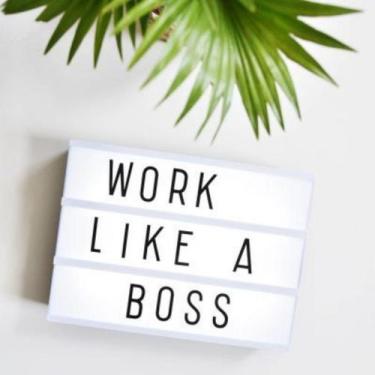 Imagem de Luminária Palavras Letras Light Box Cinema Letreiro Led - Bc Bora Cole