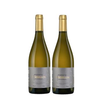 Imagem de Kit 2 Un Vinho Pizzato Semillon 750 ml