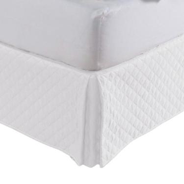 Imagem de Saia Box Casal Queen Ultrassônico 45cm Altura - Cortinas Ibitinga, BRA