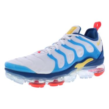 Imagem de Nike Tênis masculino Air Vapormax Plus Branco/Citron Pulse tamanho 42, Branco/Citron Pulse, 41