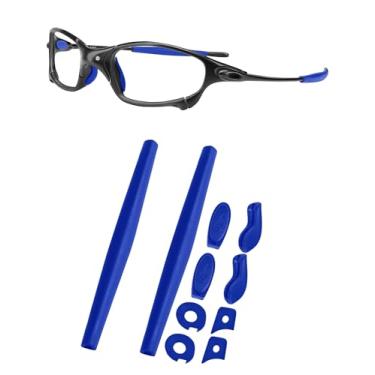 Imagem de Kits de borracha de substituição para óculos de sol Oakley Juliet - Azul