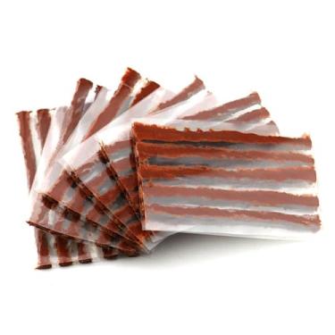 Imagem de TWENOW Kit de reparo de pneu Kit de reparo de pneu de carro, van, motocicleta, ferramentas de reparo de pneu de emergência, resistente, sem câmara, kit de reparo de perfuração de pneu Plug Se kit de