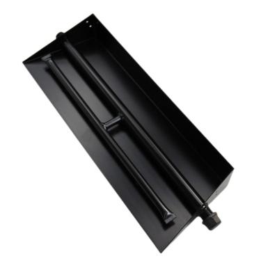 Imagem de Americangaslogs Panela de queimador de 38,12 cm a 71,12 cm para lareira a gás queimador de lareira a gás toras de gás queimador de propano (2 tubos de 38 cm)