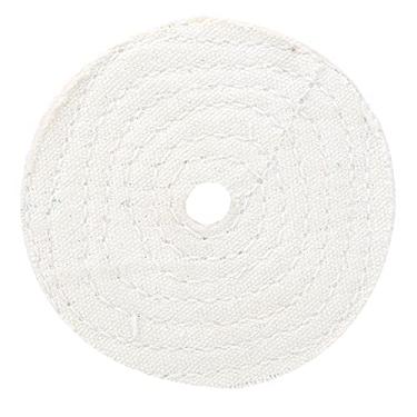 Imagem de Roda de Polimento de Pano de Algodão, 5 Unidades de Roda de Polimento de Pano de 4 Polegadas de Algodão Branco Metal Joias Espelho Ferramenta Abrasiva para Aço Inoxidável, Rodas