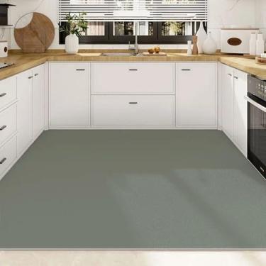 Imagem de Tapetes de PVC, cor sólida, decoração para casa, tamanho grande, tapete de cozinha, GU467, P, A, 200X200CM