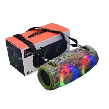 Imagem de Alto-Falante Bluetooth Portátil Mini Sem Fio Personalizado para Uso Externo: Som Potente, Bateria de Longa Duração e Design Compacto (CAMUFLADO)