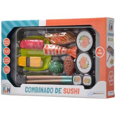 Imagem de Combinado de Sushi Creative Fun Kit Comidinhas com 19 Peças - Multikids