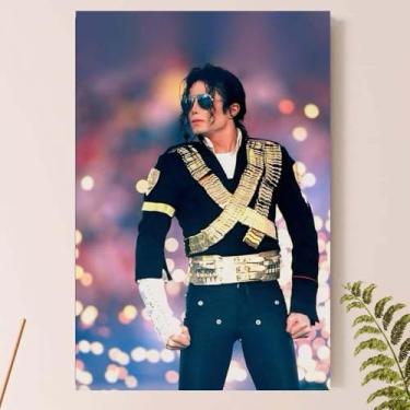 Imagem de Placa Quadro Decorativo Mich.ael Jacks.on - Rei do Pop (Michael_13)
