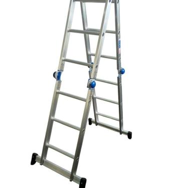 Imagem de Escada Articulada em Alumínio 12 Degraus