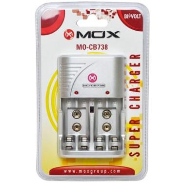 Imagem de Carregador Mox MO-CB738 para Pilhas Recarregaveis AA/AAA/9V (Bivolt) B