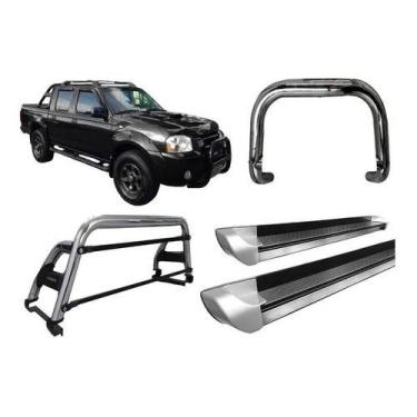 Imagem de Kit Quebra Matosanto Antonio H2_estribo Frontier 08/16 Cromado - HOZZ