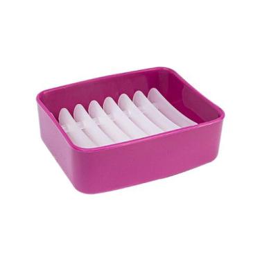 Imagem de Saboneteira Para Banheiro Pia Bancada Lavabo Decoração - GROTO STORE, 