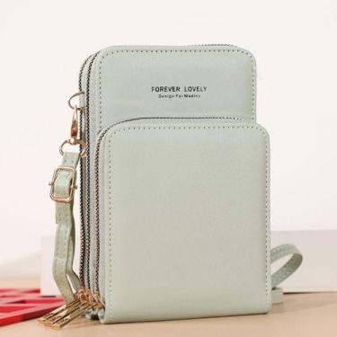 Imagem de Bolsa E Carteira Feminina Com Alça E Porta Celular Da Moda - Tem Tudo 