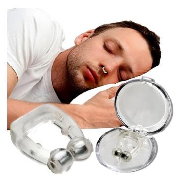 Imagem de Clipe Nasal Dilatador Magnético Com Imã - Anti Ronco