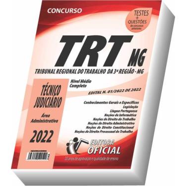 Imagem de Apostila Trt Mg - Técnico Judiciário - Área Administrativa - Curso ofi
