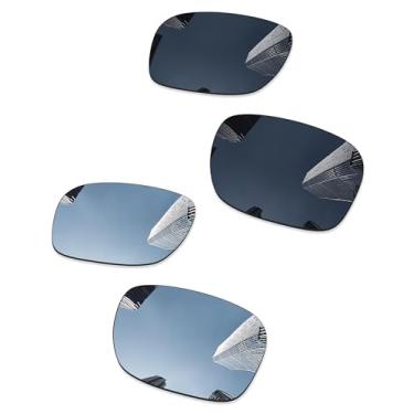 Imagem de Combine8 2 pares de lentes de reposição ploarizadas para óculos de sol Oakley Drop Point OO9367 - preto + titânio prata