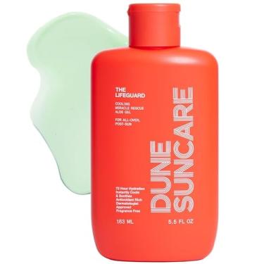 Imagem de DUNE SUNCARE - The Lifeguard - Gel De Aloe Vera Miracle Rescue Para Alívio Total De Queimaduras Solares, Hidratante Refrescante Instantâneo, Não Pegajoso E Sem Fragrância (5,5 Fl Oz)
