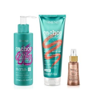 Imagem de Amend Cachos Ativador de Cachos 190ml + Leave-in Crespo 250ml + Millen