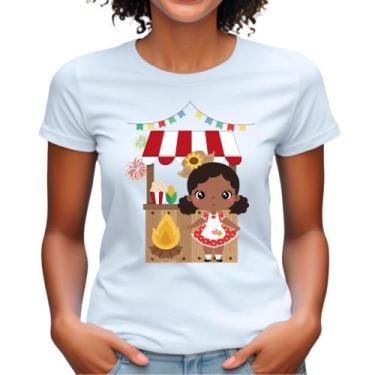 Imagem de Blusinha De Festa Junina Personalizada camiseta babylook arraiá caipir