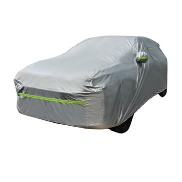 Imagem de Zikefest Capa de carro à prova d'água para todos os climas, cobertura externa completa para automóveis, proteção UV à prova de poeira, resistente a arranhões, capa completa para carro, ajuste
