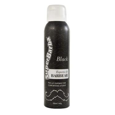 Imagem de Espuma De Barbear Black 150ml SuperBarba - Super Barba