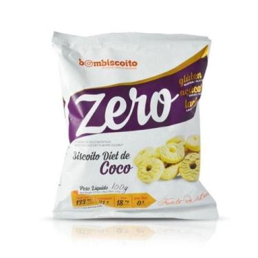 Imagem de Biscoito Zero Lactose Coco BomBiscoito Diet 100g