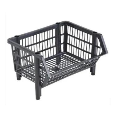 Imagem de Cesto Empilhável Organizador Expositor Grande 50 Litros 58cm - Mec Pet