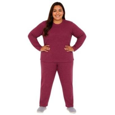 Imagem de Pijama Plus Size Comfort Moletinho Feminino Victory-Feminino