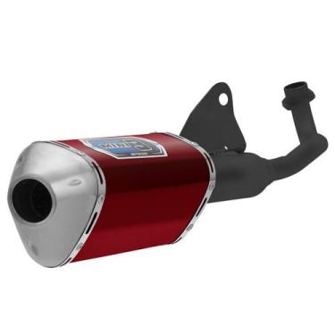 Imagem de Escapamento Pro Tork Mini 3 Pop 110 2016 À 2022, VERMELHO, Único