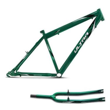 Imagem de Quadro Aro 29 Em Aço Carbono Ultra Bikes Masculino, Verde, Aro 29
