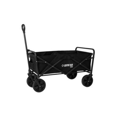 Imagem de Carrinho Dobrável Multiuso C/ Bolsa E Rodas 86x50cm Até 120kg - OMEGA