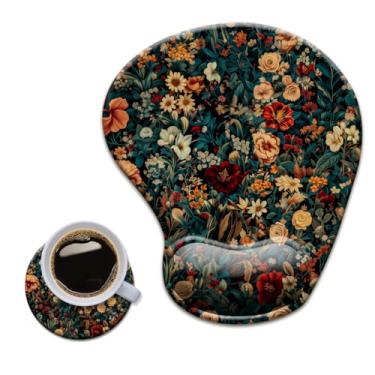 Imagem de HOPONY Mouse pad de gel para descanso de pulso - mousepad ergonômico para escritório com suporte de pulso - antiderrapante, acessórios de mesa de design para decoração de casa e jogos 103