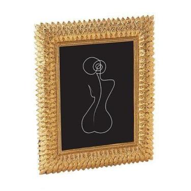 Imagem de PORTA-RETRATO EM POLIRESINA DOURADO15X20cm - Mart