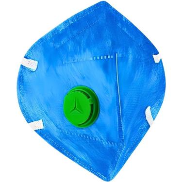 Imagem de Respirador PFF3 com Válvula Máxima Filtragem Azul Delta Plus CA 38505