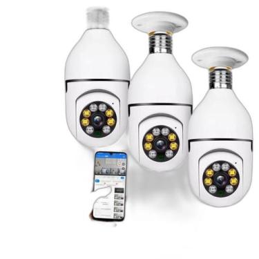 Imagem de Kit 3 Câmera Segurança 360 Infravermelho Sem Fio Wifi Yoosee - Camera 