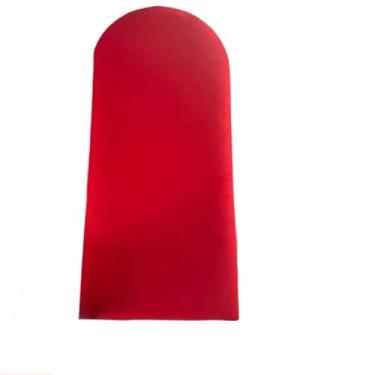 Imagem de Kit Cabeceiras Nuvem Estofada Para Cama Box Casal Queen King MDF Suede Fita 3M(VERMELHO,8 CAMA QUEEN)